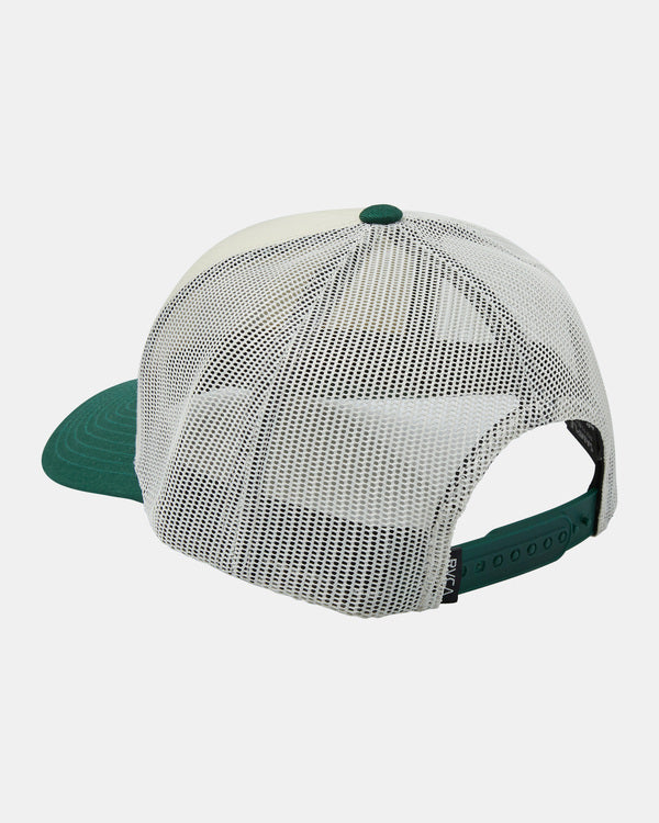 RVCA VA ALL THE WAY CURVED BRIM TRUCKER HAT - VAN
