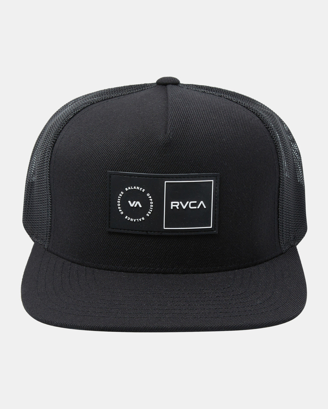 RVCA PLATFORM TRUCKER HAT - BLK
