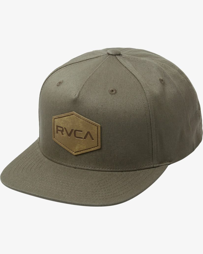 RVCA COMMONWEALTH DLX SNAPBACK HAT - KHA