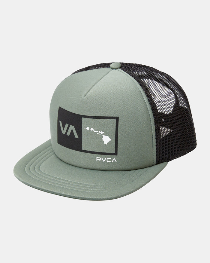 RVCA ISLANDS BALANCEFOAM TRUCKER HAT - GNB0