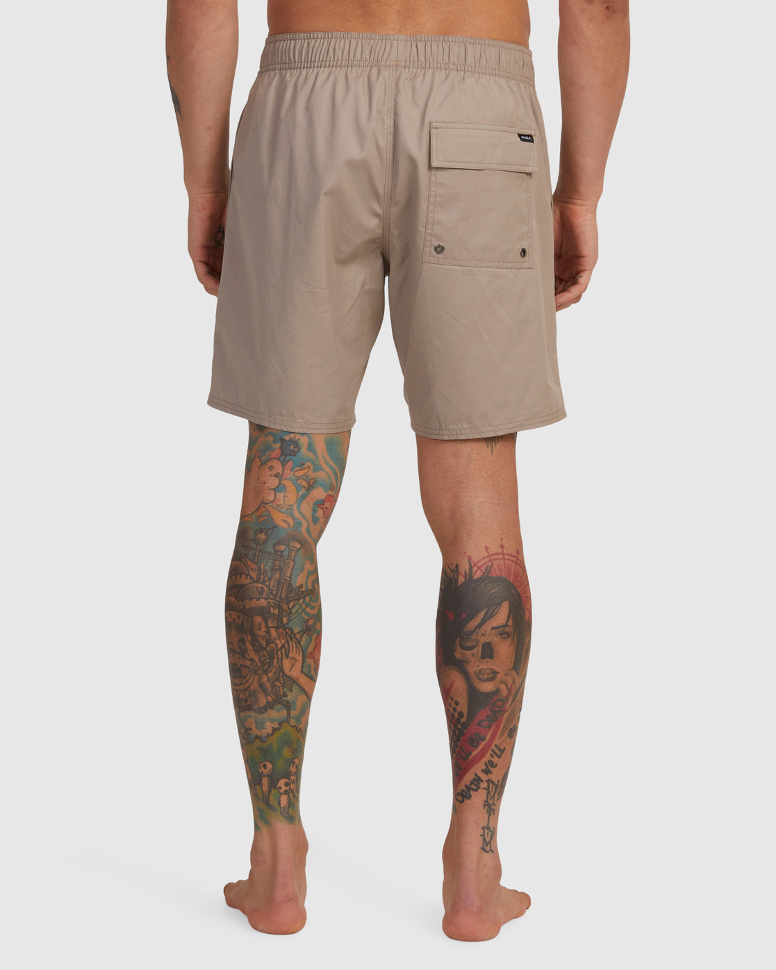 RVCA OPPOSITES ELASTIC WAIST HYBRID AMPHIBIAN SHORTS - CRT0