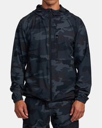 RVCA YOGGER ZIP-UP HOODED JACKET II - CAM