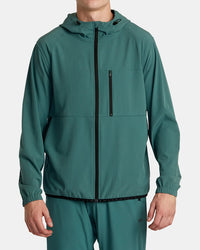 RVCA YOGGER ZIP-UP HOODED JACKET II - GPA0