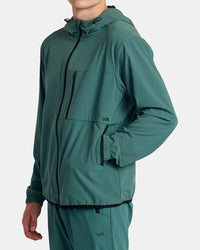 RVCA YOGGER ZIP-UP HOODED JACKET II - GPA0