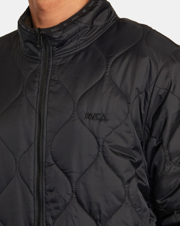 RVCA YUKON REVERSIBLE JACKET - BLK