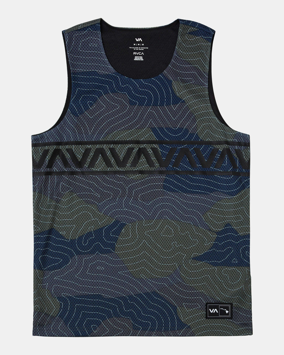 RVCA HAWAII TARO MESH TANK TOP - BHM6