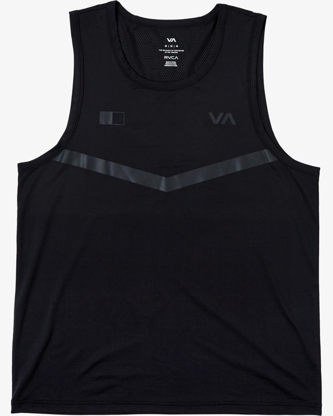 RVCA RUNNER TANK TOP - BLK