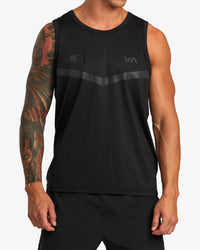 RVCA RUNNER TANK TOP - BLK