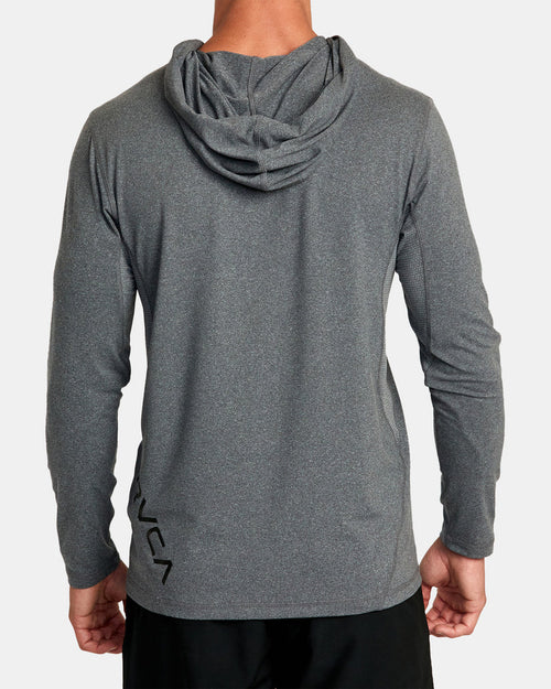 RVCA VA SPORT BALANCE TECHNICAL HOODED TOP - CCH