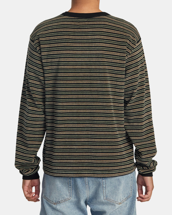 RVCA BRIDGE LONG SLEEVE TOP - RVB