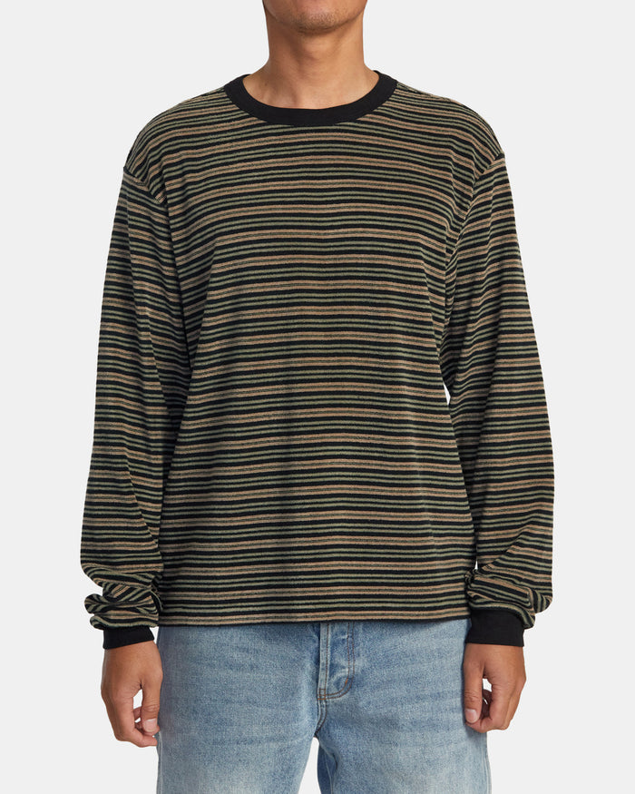 RVCA BRIDGE LONG SLEEVE TOP - RVB