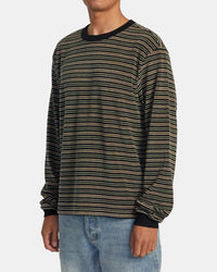 RVCA BRIDGE LONG SLEEVE TOP - RVB