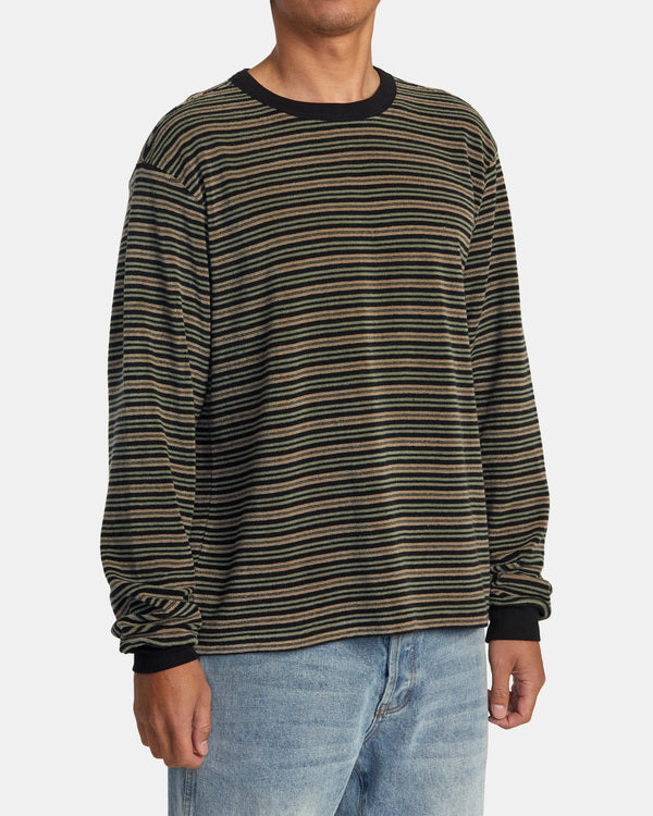 RVCA BRIDGE LONG SLEEVE TOP - RVB