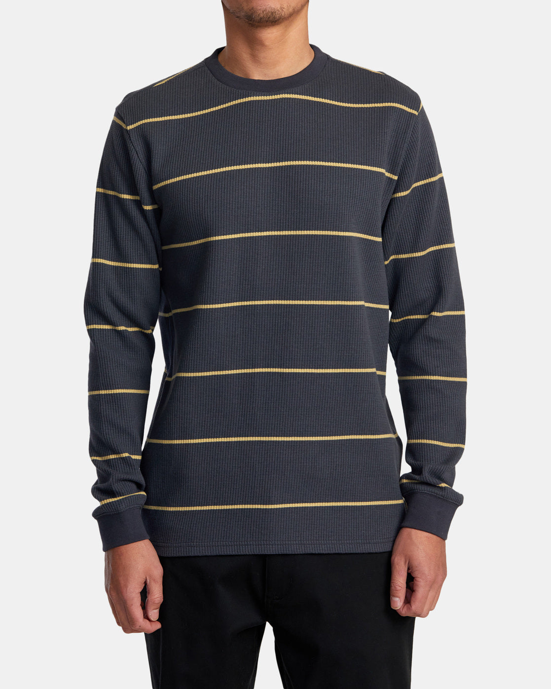 RVCA DAYSHIFT THERMAL STRIPE LONG SLEEVE - DMK0