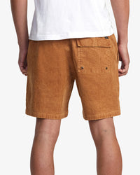 RVCA ESCAPE ELASTIC WAIST CORDUROY SHORTS 17" - CNJ0