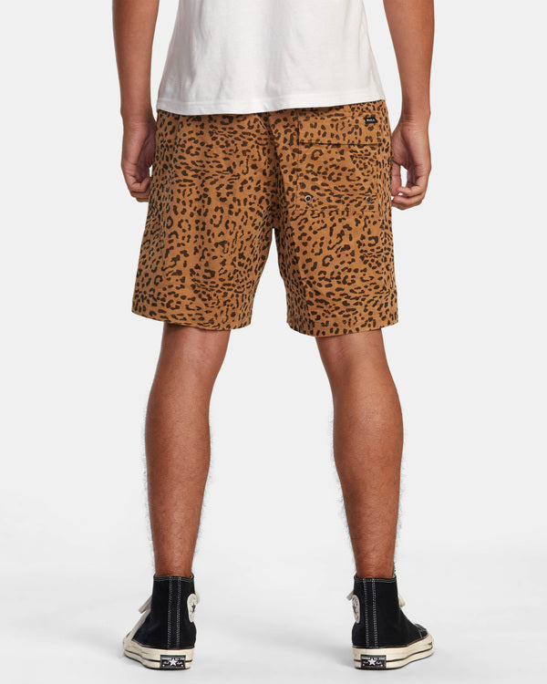 RVCA ESCAPE ELASTIC CORDUROY SHORTS 17" - GNC0