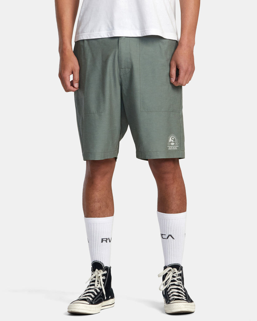 RVCA ALL TIME HEMP HYBRID 19" SHORTS - SUR