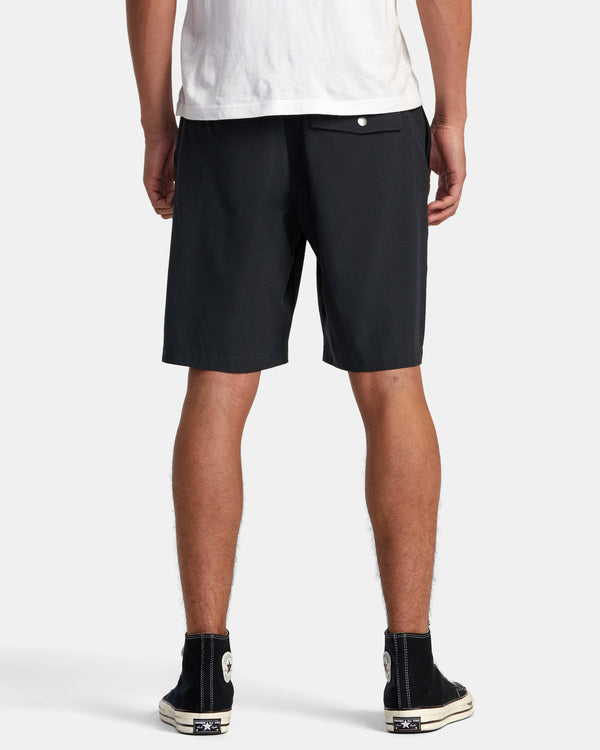 RVCA ALL TIME HEMP HYBRID 19" SHORTS - BLK