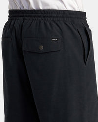 RVCA ALL TIME HEMP HYBRID 19" SHORTS - BLK