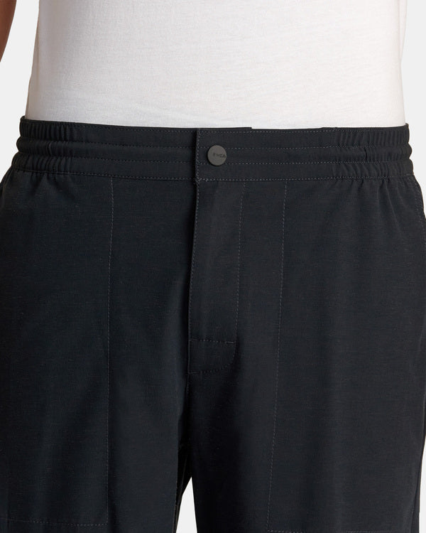 RVCA ALL TIME HEMP HYBRID 19" SHORTS - BLK