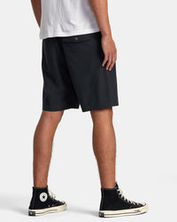 RVCA ALL TIME HEMP HYBRID 19" SHORTS - BLK