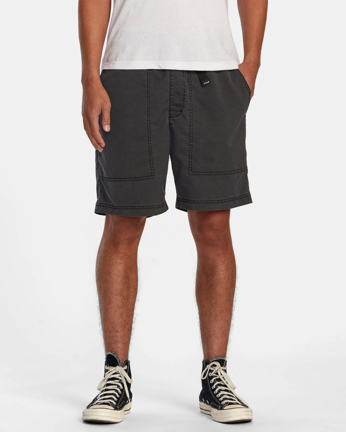 RVCA CIVIC CITY ELASTIC WAIST SHORTS - RVB