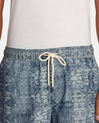 RVCA ESCAPE BEACH TRIP ELASTIC WAIST - BLU