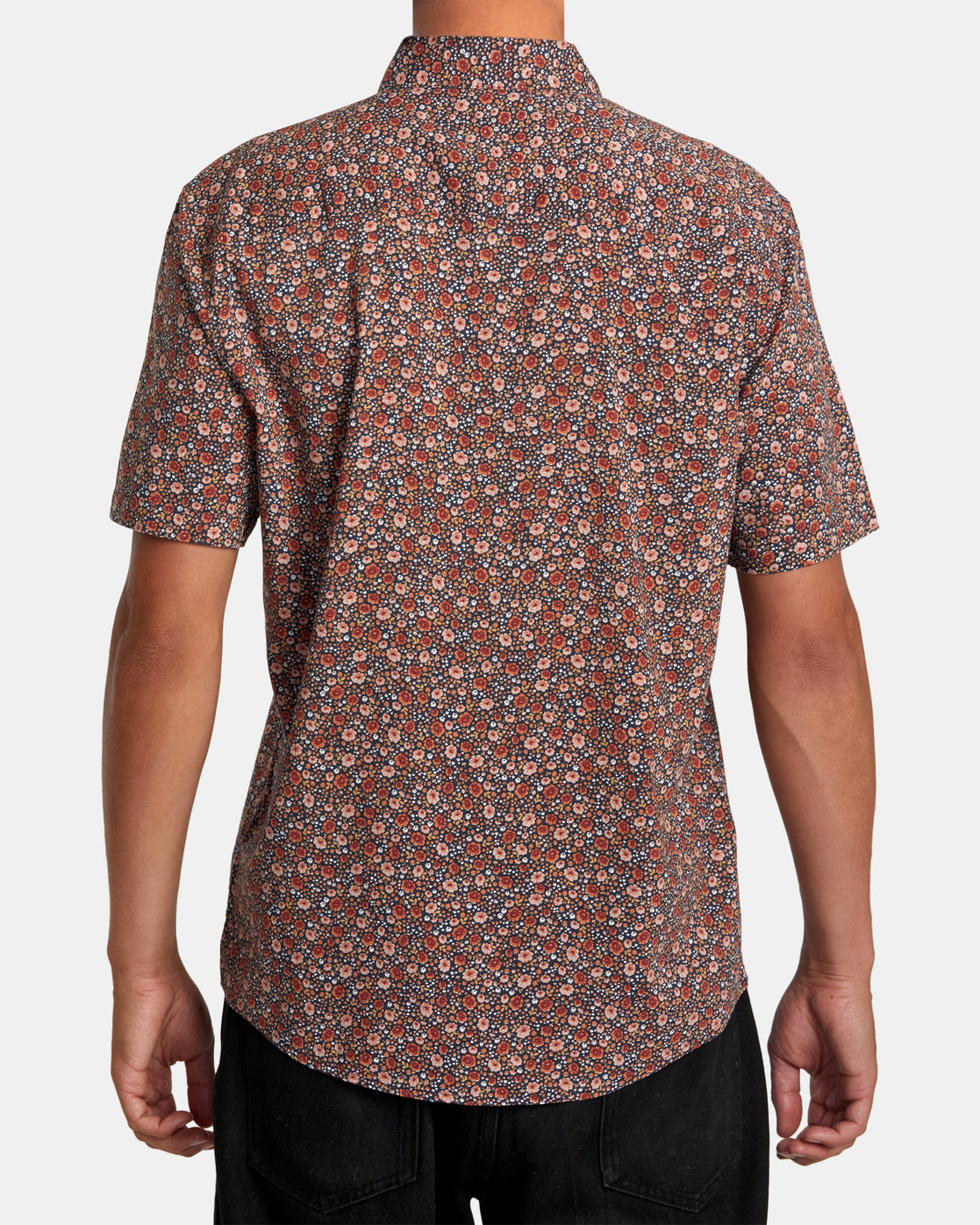 RVCA ENGLISH ROSE SHORT SLEEVE SHIRT - MDY