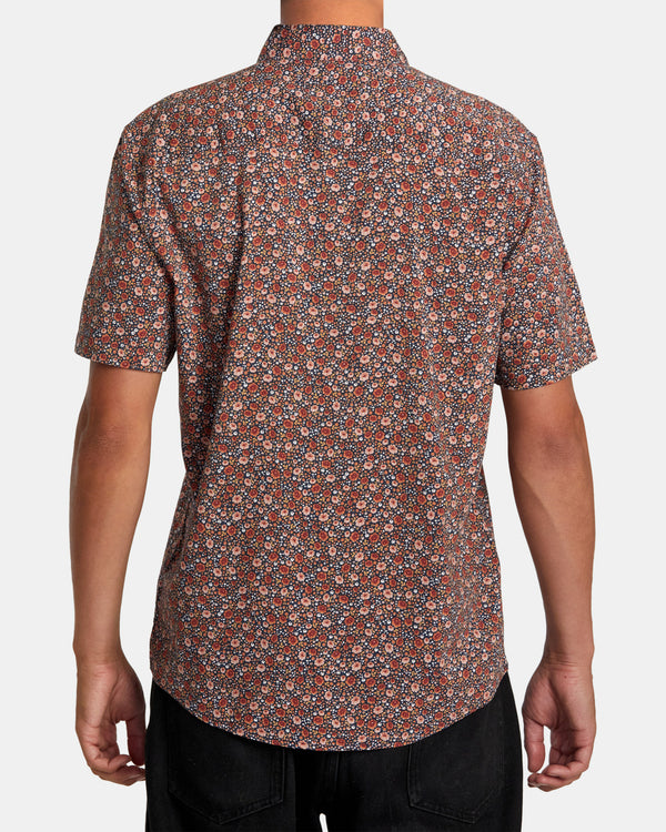 RVCA ENGLISH ROSE SHORT SLEEVE SHIRT - MDY