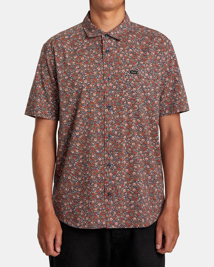 RVCA ENGLISH ROSE SHORT SLEEVE SHIRT - MDY