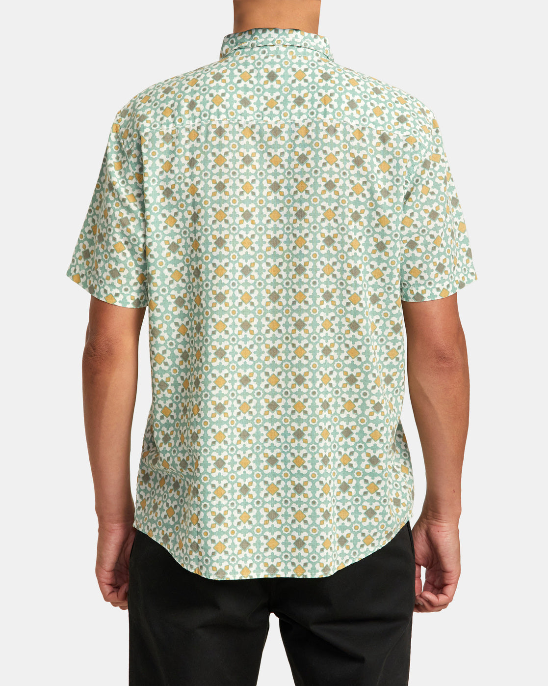 RVCA VACATIONIST SHORT SLEEVE SHIRT - GHZ