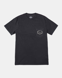 RVCA HAWAII ISLAND HEX POCKET TEE - PTK