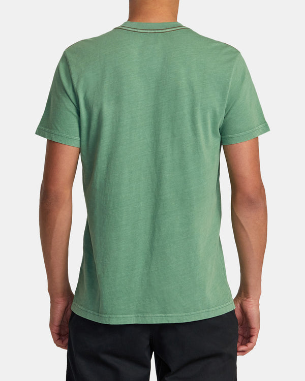 RVCA HAWAII ISLAND HEX POCKET TEE - GND0