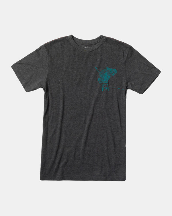 RVCA BEN HORTON ABYSS TEE - BLK