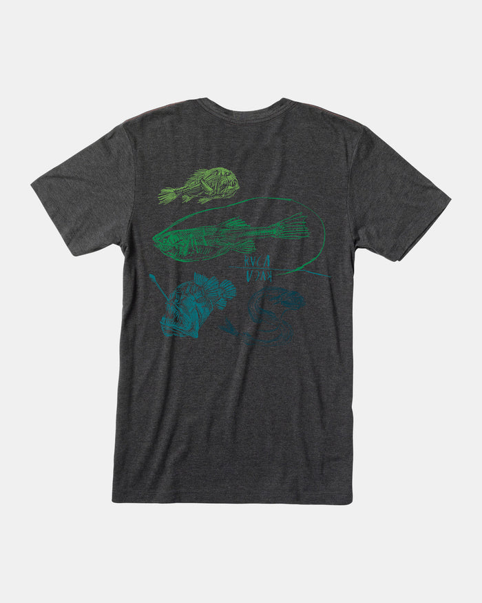 RVCA BEN HORTON ABYSS TEE - BLK