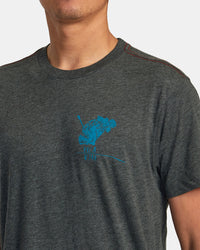 RVCA BEN HORTON ABYSS TEE - BLK