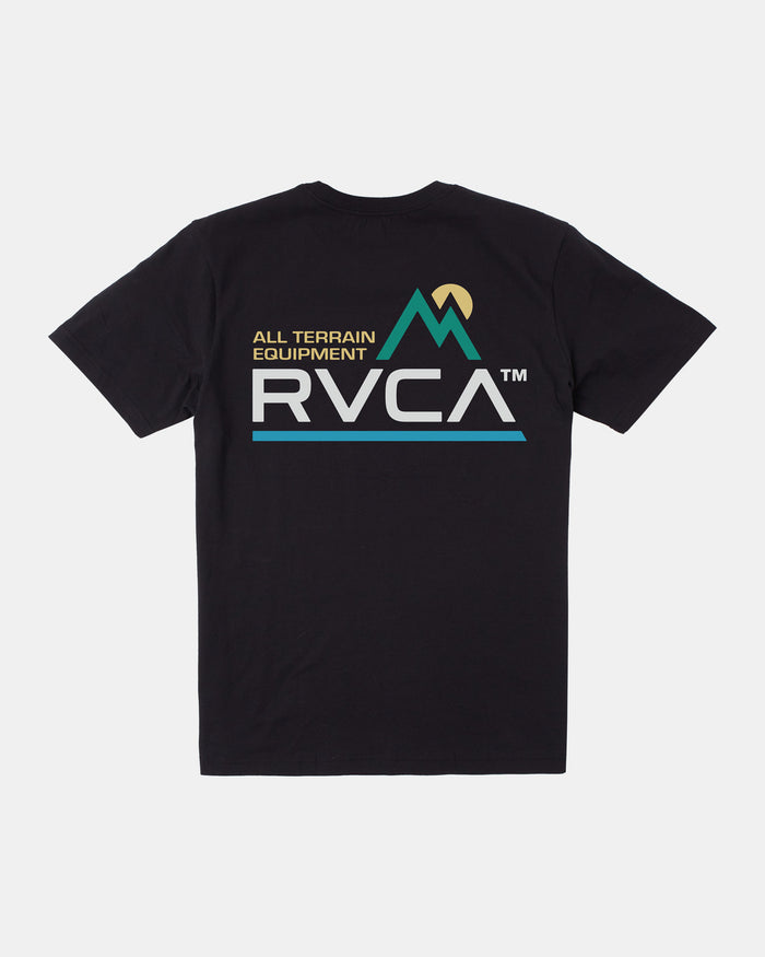 RVCA ALL TERRAIN TEE- BLK