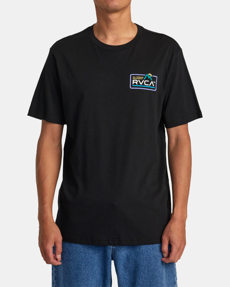 RVCA ALL TERRAIN TEE- BLK