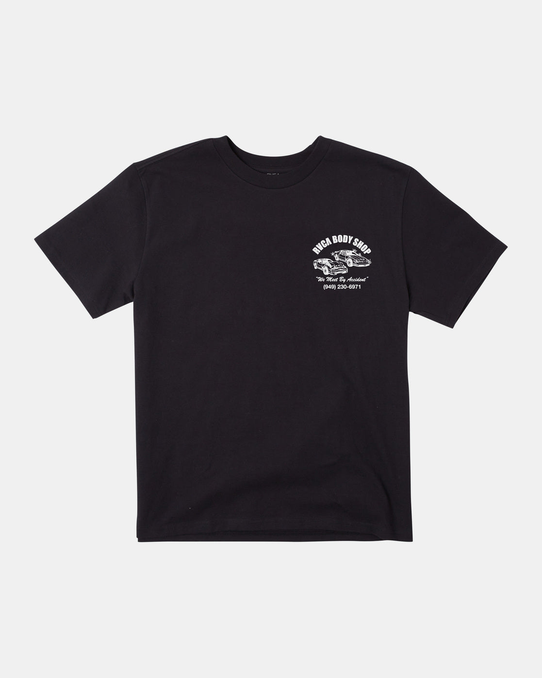 RVCA BODY SHOP TEE - BLK