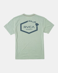 RVCA HAWAII HEX TEE - GHZ