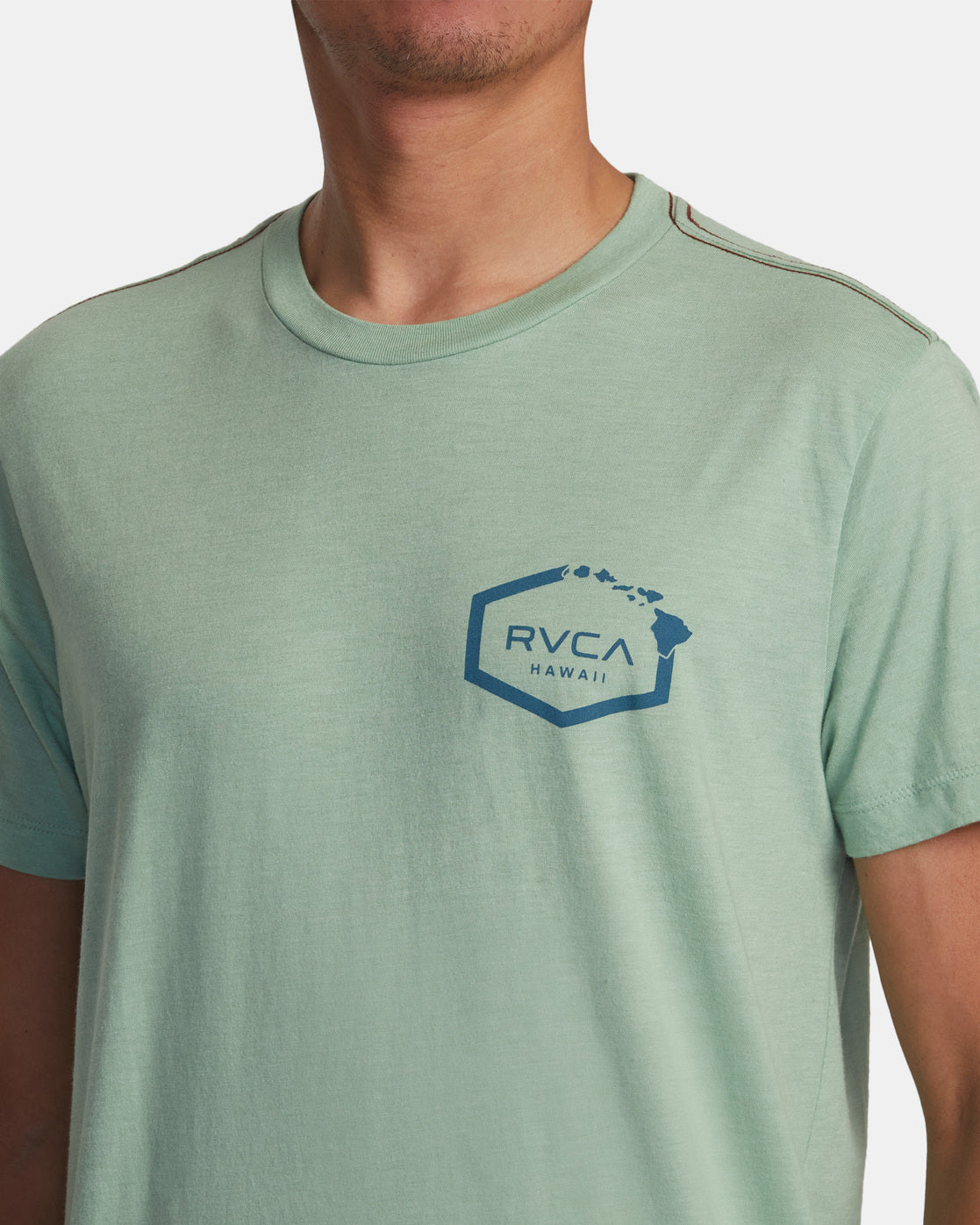 RVCA HAWAII HEX TEE - GHZ