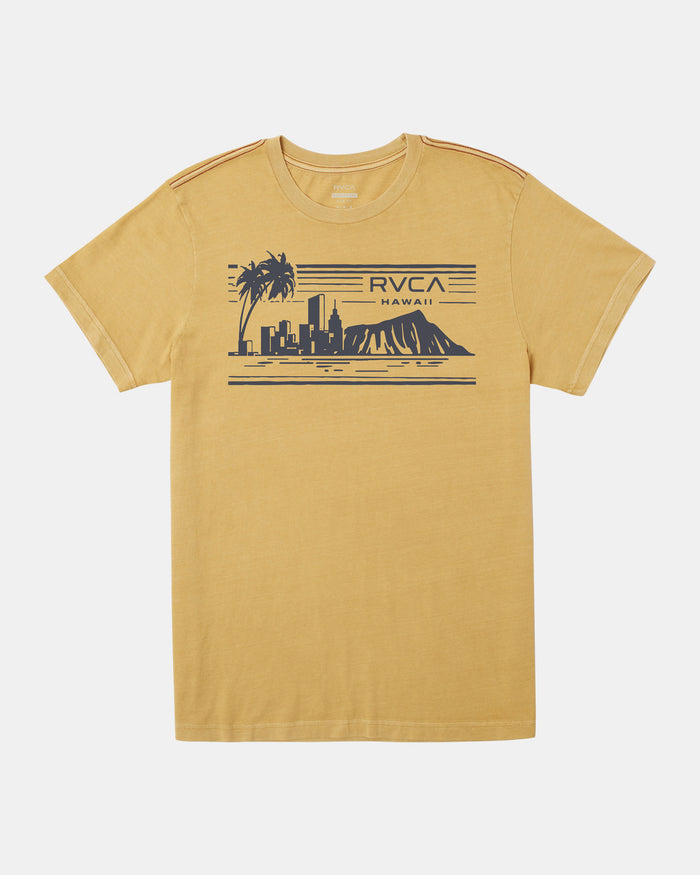 RVCA DIAMOND ISLAND T-SHIRT - TJR0