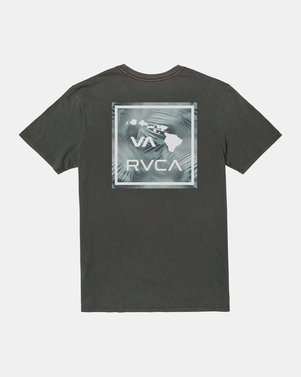 RVCA VA ATW SPRAY PALM T-SHIRT- PTK