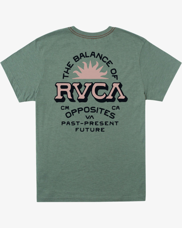 RVCA TYPE SET SHORT SLEEVE T SHIRT - GNB0