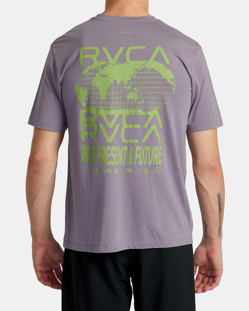 RVCA GLOBAL BLUR SHORT SLEEVE T-SHIRT - PMW0