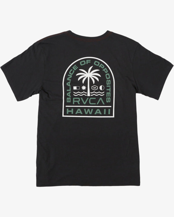 RVCA TROPICS SHORT SLEEVE T SHIRT - PTK