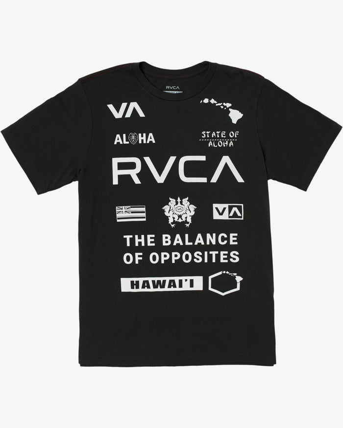 RVCA ALL BRAND SS TEE - PTK