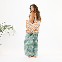 ALOHA COLLECTION DAILY TOTE / TEXTILE CONE / BROWN SUGAR