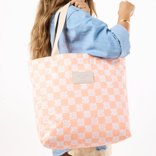 ALOHA COLLECTION DAY TRIPPER / PUA CHECK / PEACHY