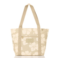 ALOHA COLLECTION NYLON ZIPPER TOTE / HANA HOU / CREME DUNE